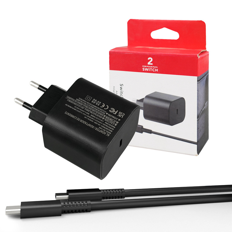 Suitable for Nintendo Switch 2 Charger Ns2 Power Adapter 60W Fast Charge Switch 2 Fire Bull