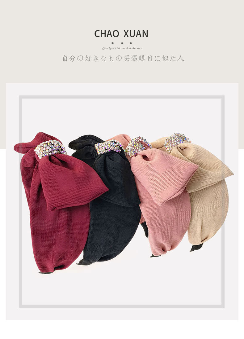 Nouveau Bandeau De Couleur Bonbon Bowknot Strass Mode Coréenne display picture 1