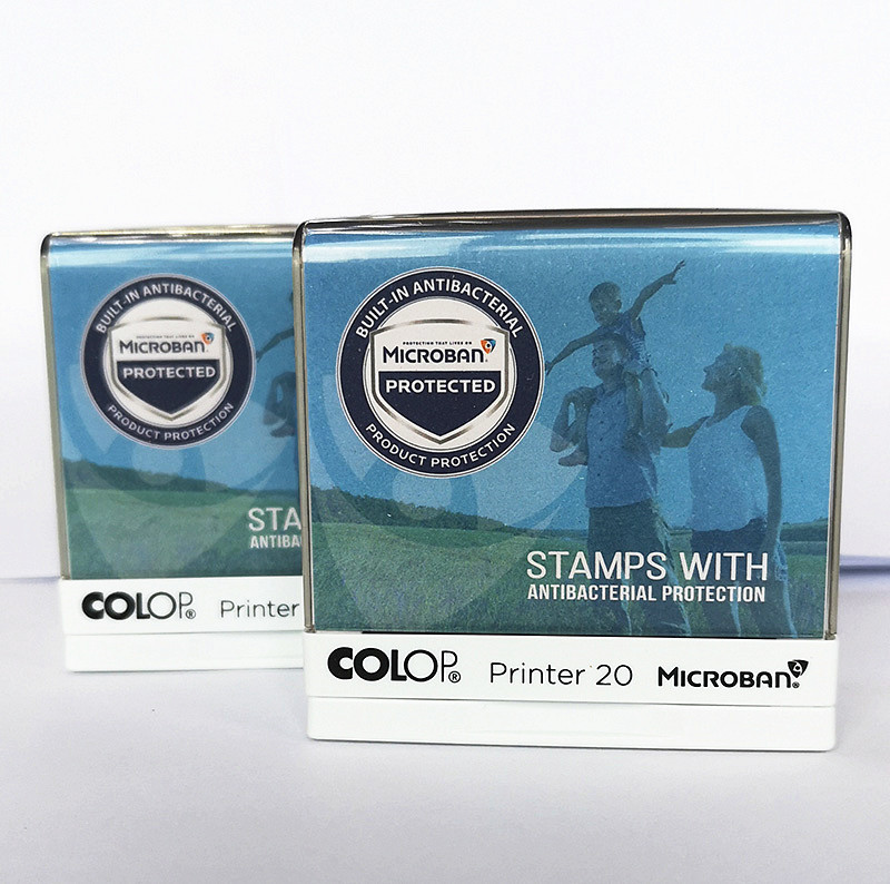 Genuine COLOP carving PRINTER 20 14*38mm ink -shaped square text has verified the seal material 3