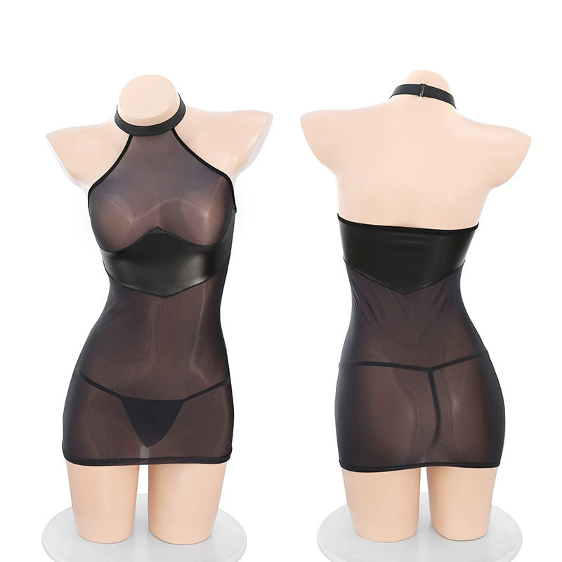 Sexy underwear, elastic uniform, plus size, tight, hip-accented, fitted