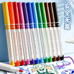 Deluxe Whiteboard Pens s504 Colored 8-Color Erasable Whiteboard Writing Pens for Doodling and Painting, Easy to Erase Children's Whiteboard Pens