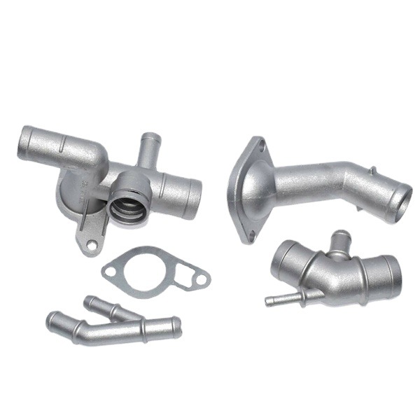Automobile aluminum water pipe, water outlet, automobile water pipe 1J0121087E Aluminum four-piece set 3