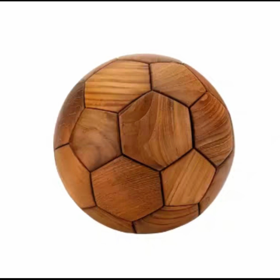 Adorno artesanal de madera Luban con sistema de espiga y muesca para aficionados al fútbol, artesanía, mercancía para superaficionados de la aldea, recuerdo, artesanía en madera maciza.