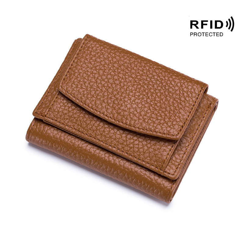 Foreign Trade Amazon Wallet Rfid Shielding Japanese Wallet First Layer Cowhide Mini Small Wallet Ultra-Thin Coin Card Holder Foreign Trade Amazon Wallet Rfid Shielding Japanese Wallet First Layer Cowhide Mini Small Wallet Ultra-Thin Coin Card Holder