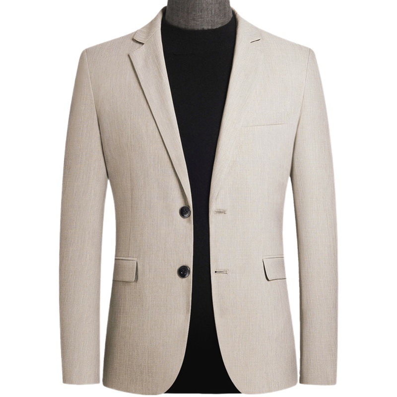 2023 nuevo pequeño traje de los hombres chaqueta de moda slim fit guapo primavera y otoño traje de los hombres casuales británicos chaqueta