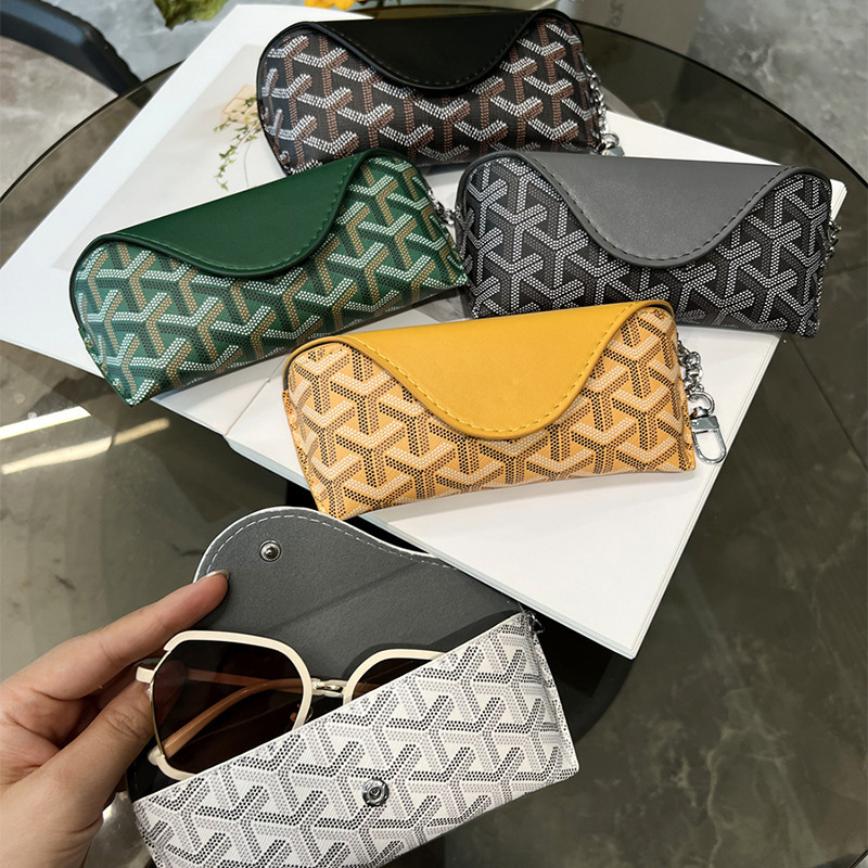 2025 New Glasses Cosmetics Bag, Anti-Pressure, Portable, Men's and Women's Myopia Glasses Bag, Protective Cover, Hanging Bag, Anti-Falling Glasses Case