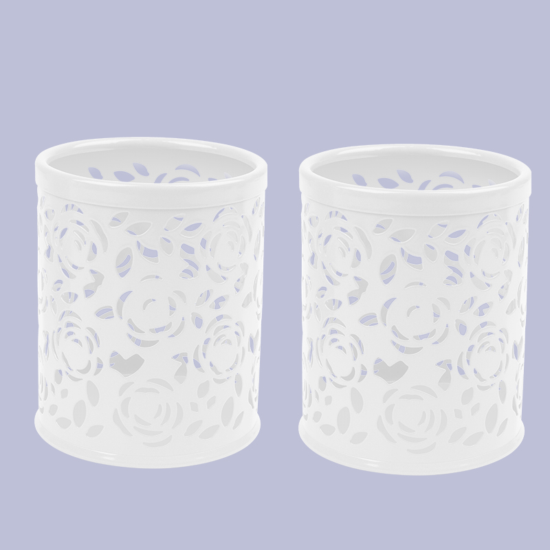 빈 라운드 연필 화이트 (팩 2)