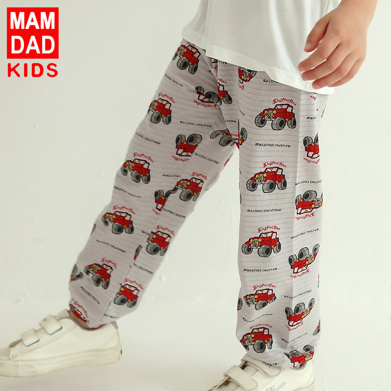 Children's Anti-mosquito Pants Summer Thin Breathable Cartoon Air Conditioning Pants Boys Bloomers Children Trousers Baby Pants Summer