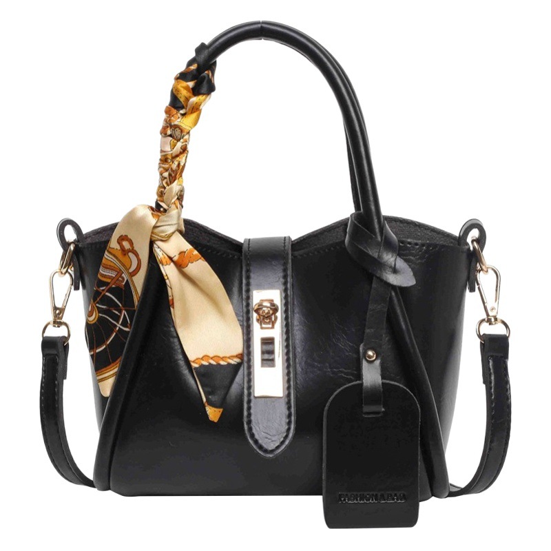 De alta calidad retro Maillard bolso de las mujeres 2023 nueva moda del todo-fósforo cubo bolsa de hombro de estilo coreano