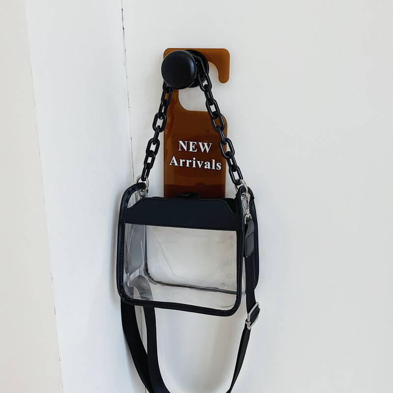 2026 Trendy Niche Transparent Fresh Small Square Bag for Women, Fashionable Textured Shoulder Chain Handbag Crossbody Bag 2026 Trendy Niche Transparent Fresh Small Square Bag for Women, Fashionable Textured Shoulder Chain Handbag Crossbody Bag