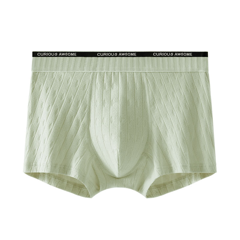 Ropa interior para hombres pantalones de cuatro esquinas de algodón antibacteriano de algodón para bebés pantalones cortos bóxer deportivos para jóvenes para hombres