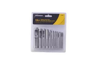 12pc double bubble shell belt punch industrial/round punch 12-piece set/belt punch/chisel punch/punch/punch