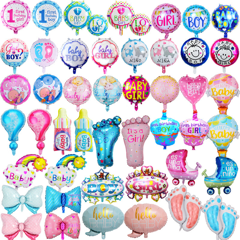 BABY SHOWER bebés masculinos y femeninos sexo revelado globo para niños azul rosa decoración de la fiesta del globo