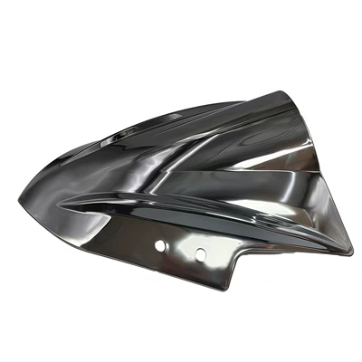 Suitable for Kawasaki Ninja 250/Ex300R/Zx330/Ninja Motorcycle Front Windshield Cover (Motorcycle front windshield) - titanium-gray