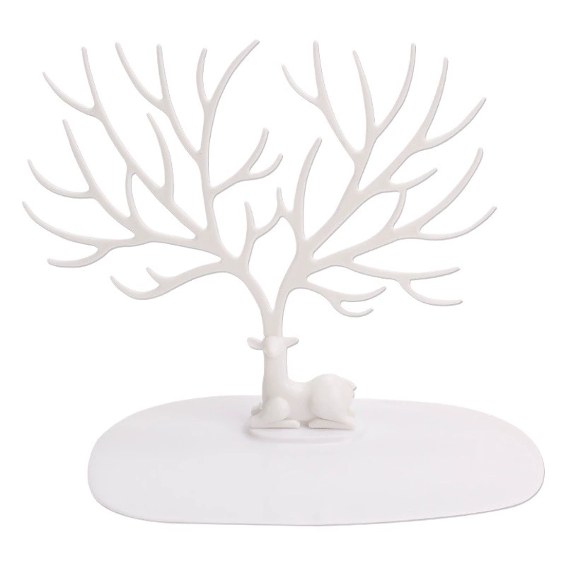 Вешалка для оленей Пантовые серьги в форме дерева Ювелирная стойка Серьги Браслет Хранение ювелирных изделий Вешалка для карт Goo