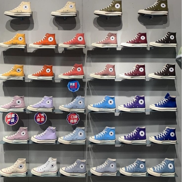 Converse 1970s sneakers high version Putian canvas shoes high-top non-slip wear-resistant classic retro unisex style Converse 1970s sneakers high version Putian canvas shoes high-top non-slip wear-resistant classic retro unisex style