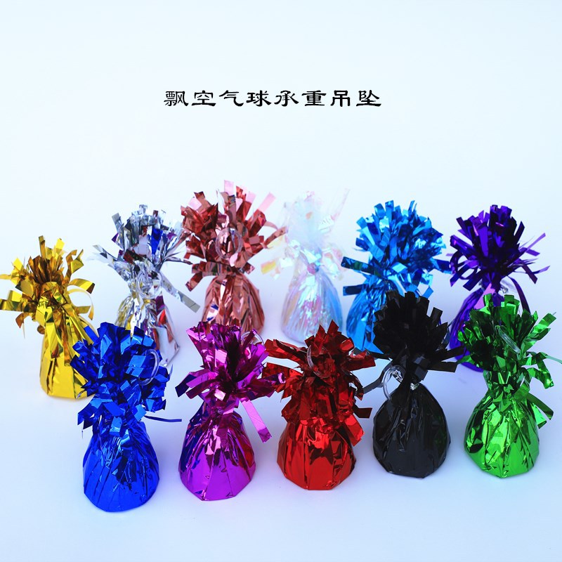 Aluminum foil balloon multi-color color film load-bearing block floating air balloon load-bearing pendant holiday party decoration supplies