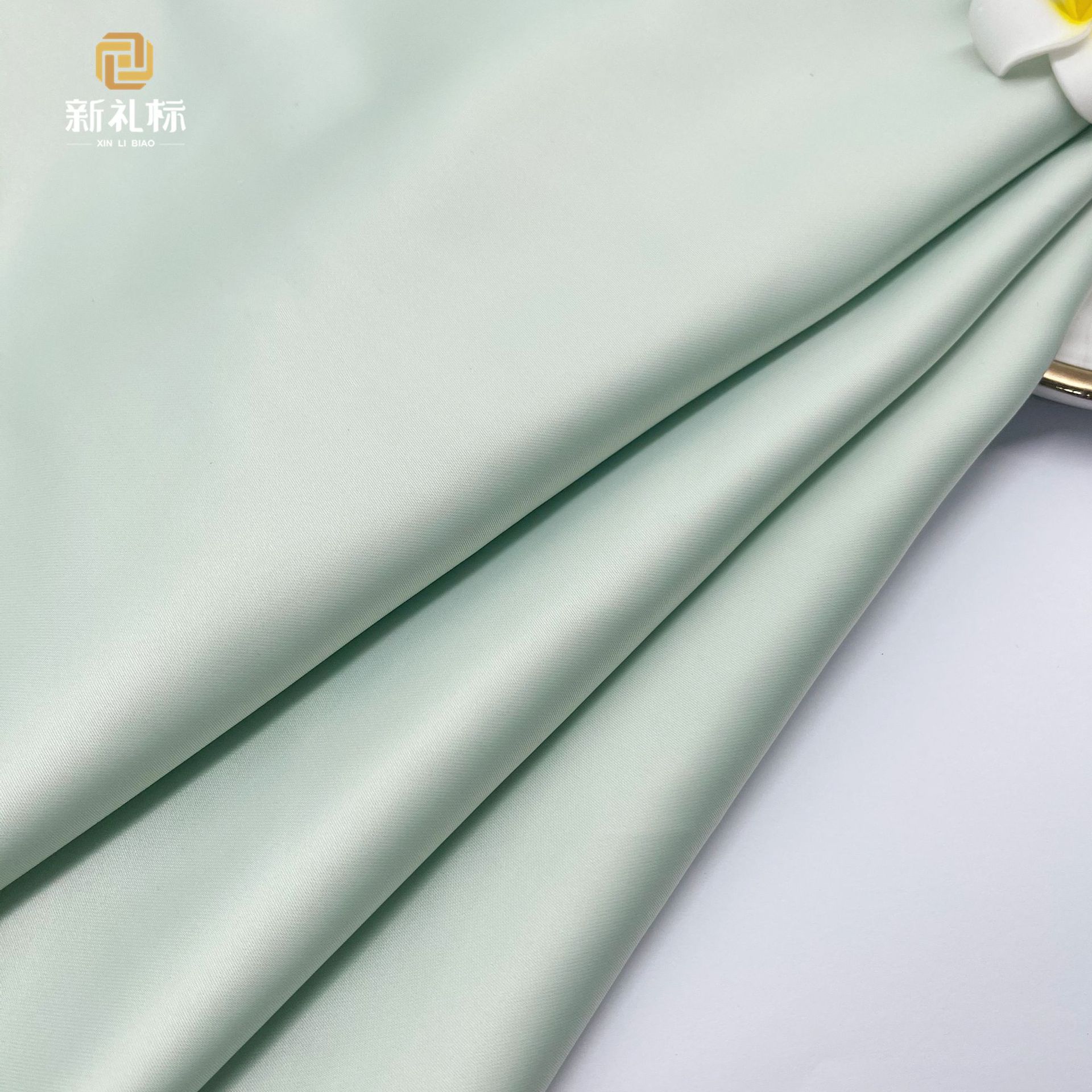 仿醋酸緞210克厚柔軟面料75D彈力色丁襯衫禮服時裝布平紋絲滑滌綸