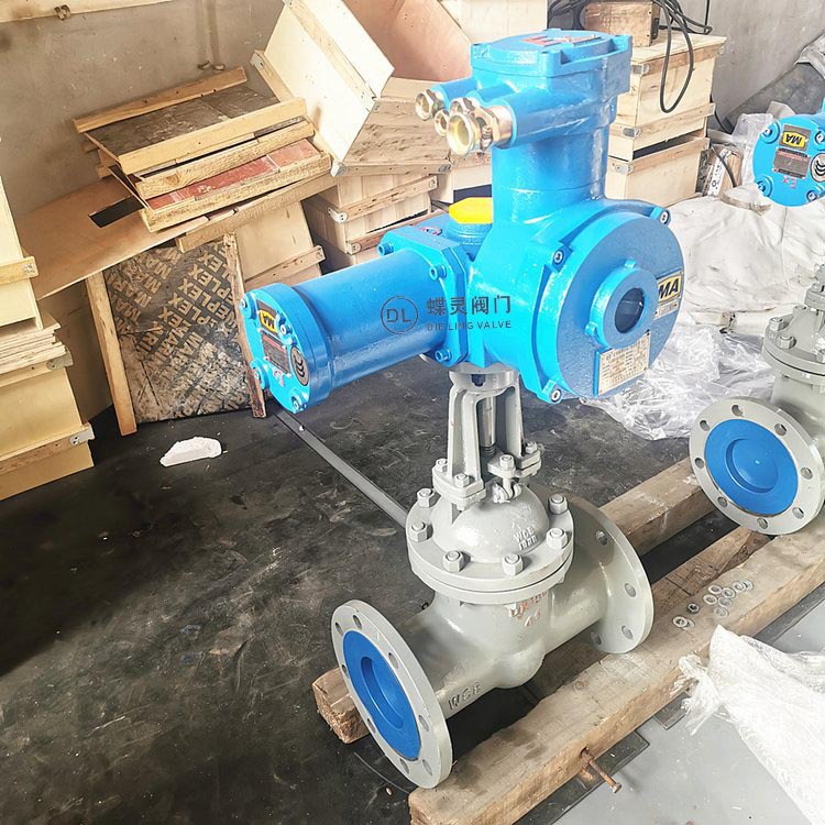 ZJK941H-64C-DN450矿用隔爆兼本安一体式电动闸阀 材质WCB铸钢