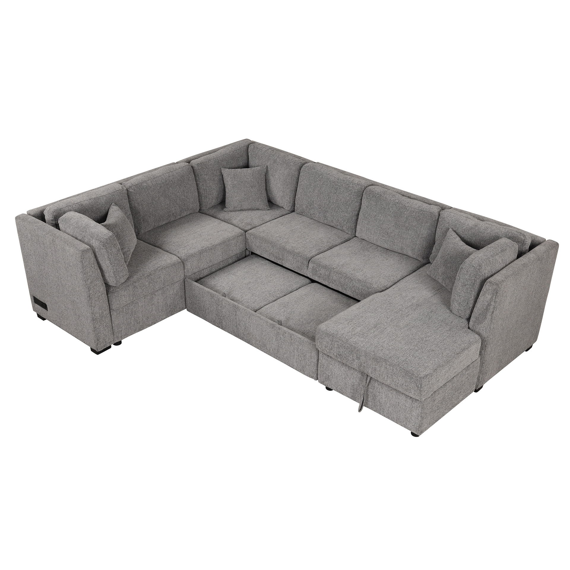 Cream Sands moderna mini sala de estar ultra ancha sentada profunda línea recta suave plum mat sofá de tela