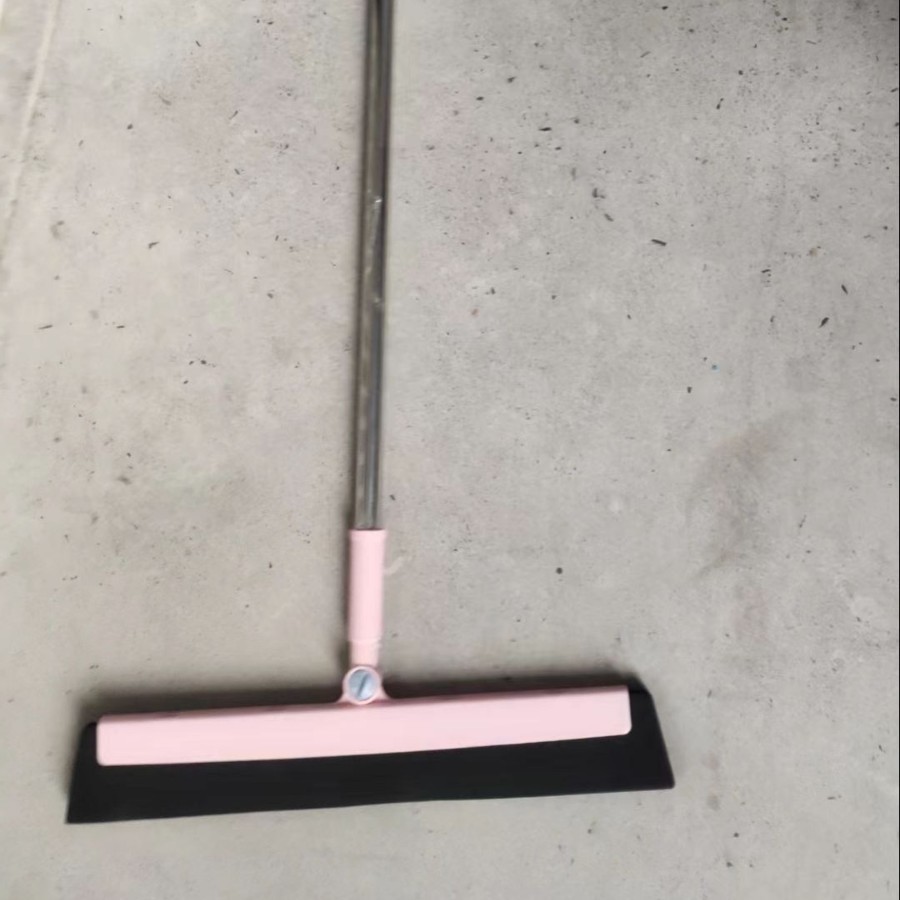 Escoba de plástico personalizada, escoba limpiadora, limpiador de baño doméstico, raspador de pelo antiadherente para el suelo