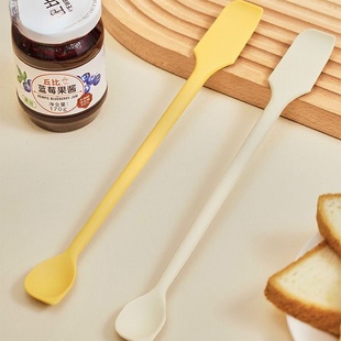 ✅ Jam Spread Spoon Food Grade Silicone Spatula Mini Small Spoon Butter Spread Knife Scraper Spread Spatula Baker