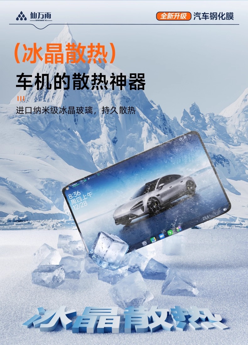 Suitable for 25 Models of Cadillac Xt5 Central Control Screen Tempered Film Navigation Ct5Ct6Xt4 Car Accessories Lyriq