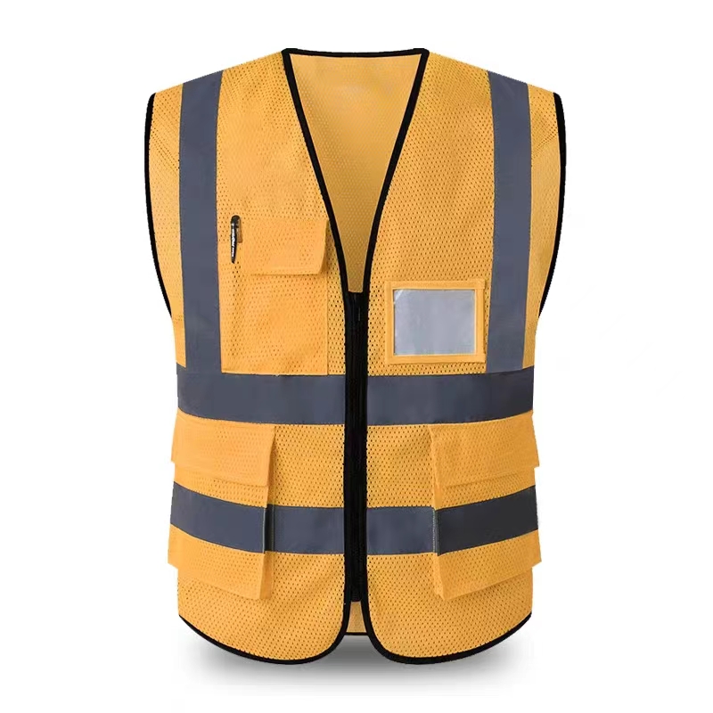 Trajes reflectantes chaleco de seguridad construcción de ingeniería de chaleco de impresión personalizada tráfico nocturno ropa de trabajo reflectante exterior