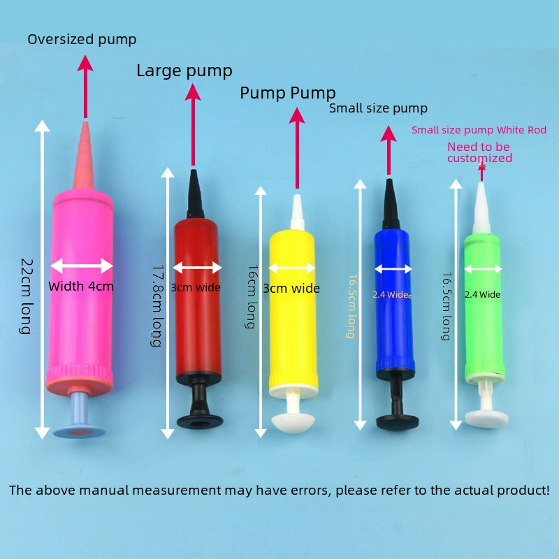 Handheld inflatable toy, balloon, air pump, aqua park, small pillow