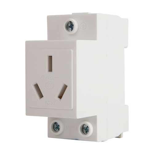 AC30 modular socket multi-function three-plug rail-type 3-plug industrial socket 10-16A 250V