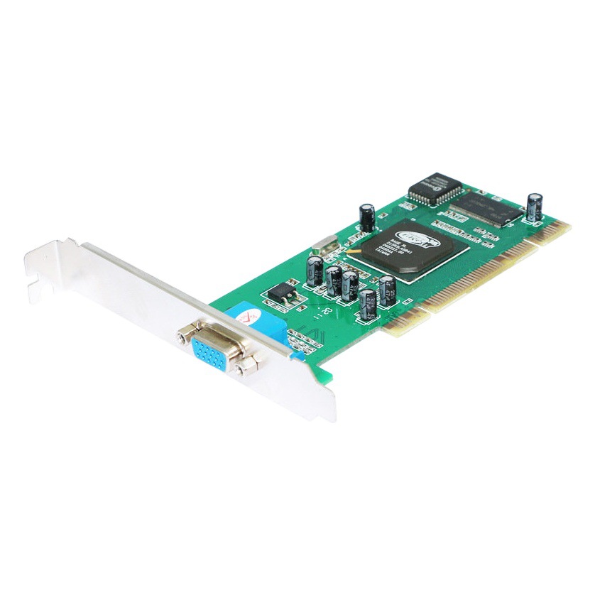 Computadora de escritorio PCI tarjeta gráfica incorporada ATI Rage XL 8MB conexión VGA Monitor Tarjeta de señal de vídeo