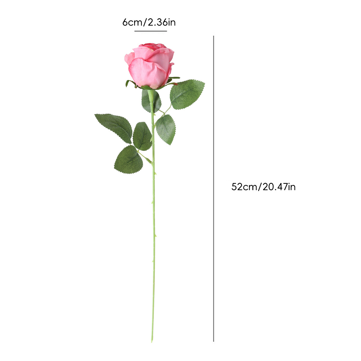 Simulación retro Rosas redondas al horno de una sola rama Accesorios de fotografía Boda Muebles para el hogar Decoración floral Simulación Rosas de borde quemado