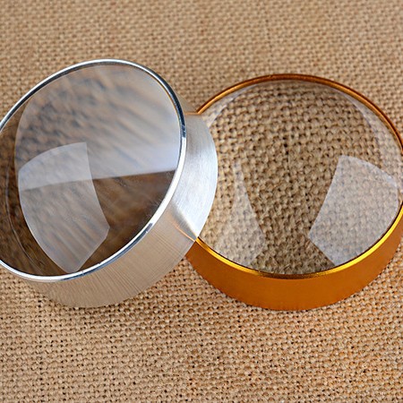 CH4001 6倍放大高清晰光学阅读文镇镜 球面放大镜 镇纸放大镜