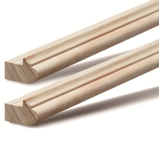 Wholesale Wood Decorative Molding Processing Boxwood Solid Wood Door Casing Skirting Semi-Circular Ceiling Edge Banding Wood Strips