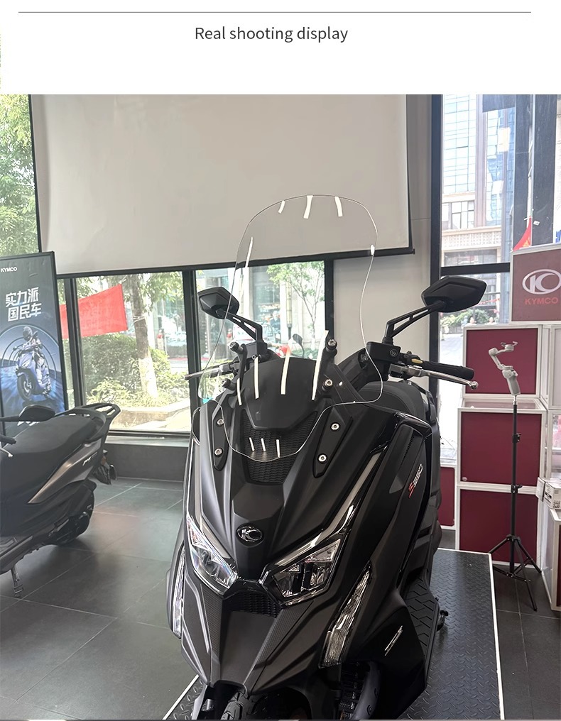 Suitable for Gwangyang Rowing S350 Special Modified and Heightened Windshield S250 Front Windshield Modified and Heightened Accessories