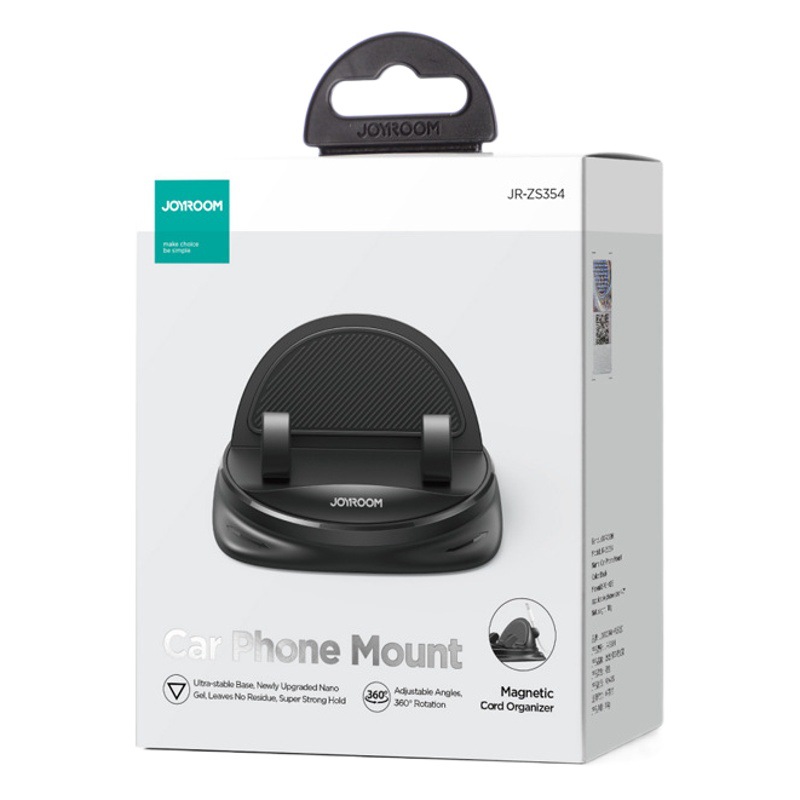 Nuevo soporte de soporte de teléfono para automóvil dedicado para navegación Alfombrilla antideslizante avanzada Fijación universal Tecnología negra en automóvil