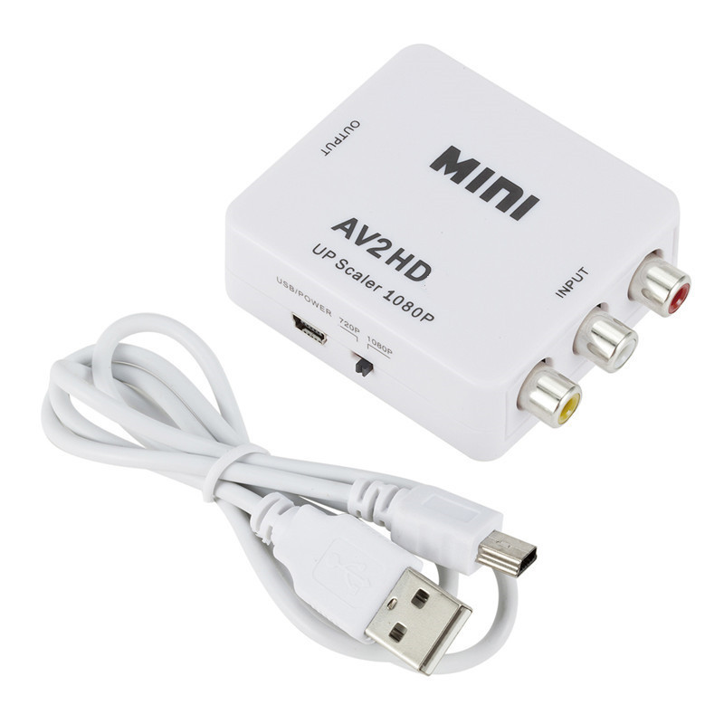 AV to HDMI Converter RCA to HDMI Cable Mini AV to HDMI Gaming Console to TV