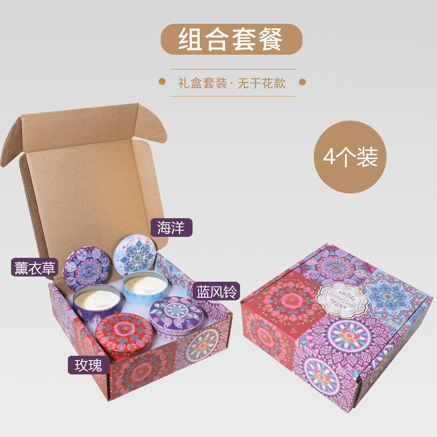 ¿El pollo de banana transfronterizo? Regalos de cumpleaños de bodas cera de plantas flores aromáticas velas aromáticas