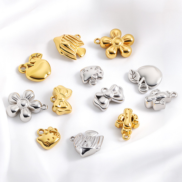 Golden pendant stainless steel