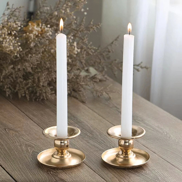 metal golden candle