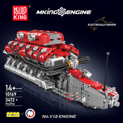 宇星10087-10207自動車v 8エンジンエンジンモデルメカニカル組立積み木男の子玩具クロスボーダー