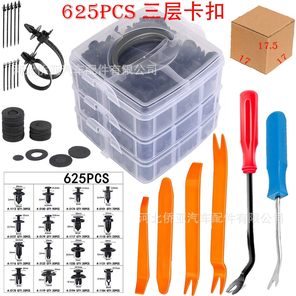 625pcs в штучной упаковке 16 видов универсальных автомобильных бамперов заклепки застежки расширения винт зажим