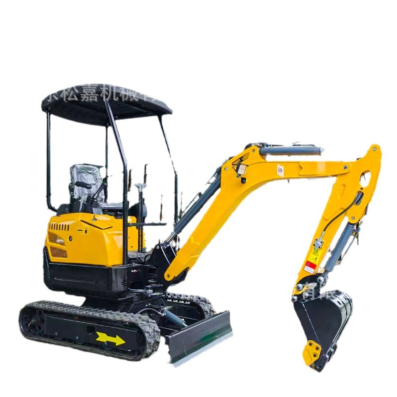 Excavadora agrícola multifuncional pequeña excavadora de relleno de zanja construcción de tuberías pequeña excavadora de ingeniería municipal micro gancho