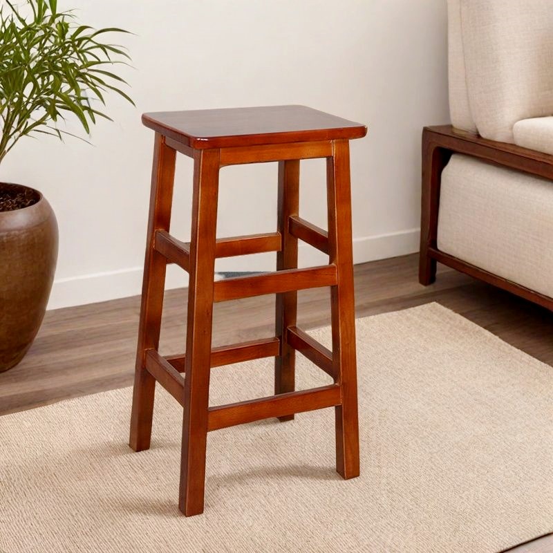 Rectangular stool 33*25*80cm Begonia color