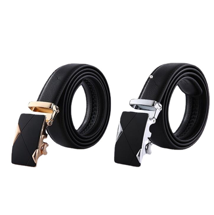 2023 New Hot Selling Belt Square Metal Head Men's Business Belt Automatic Buckle Belt Casual Student Belt_voghion.com