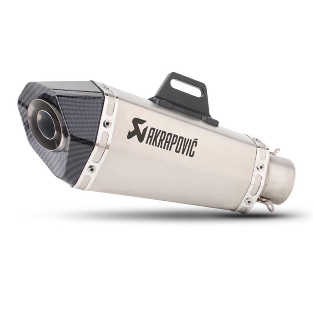 Suitable for Honda Little Monkey Stainless Steel Exhaust Pipe Modification, Front Section Scorpion Silencer, Small Inclined Exhaust Pipe, Stainless Steel