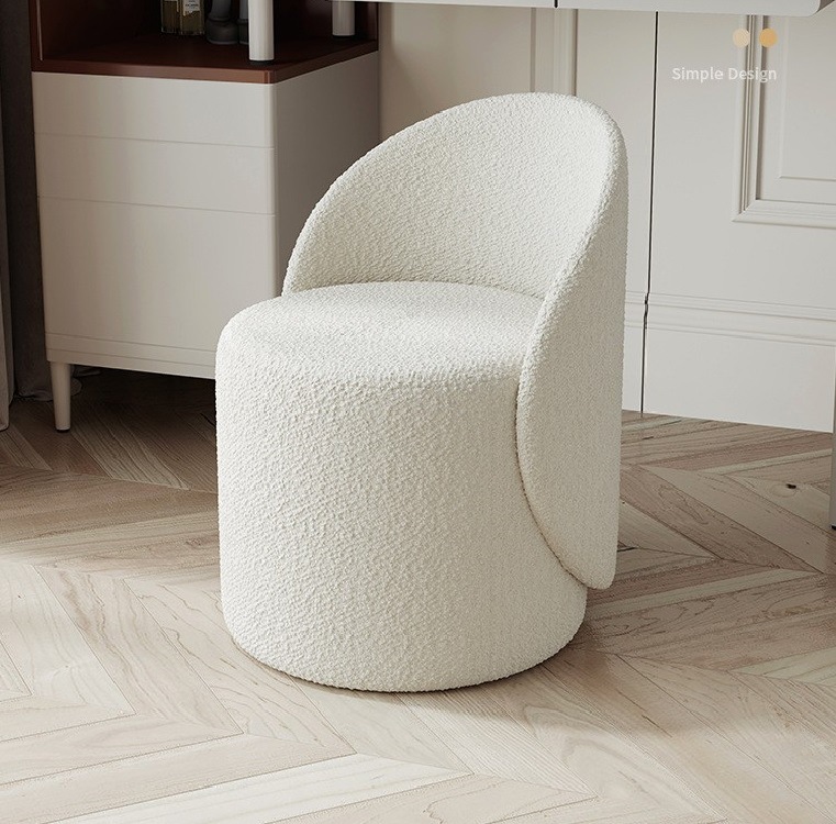 Bedroom Light Luxury Makeup Stool Dressing Stool Chair Modern Backrest Dressing Table Stool Home Internet Celebrity Makeup Chair