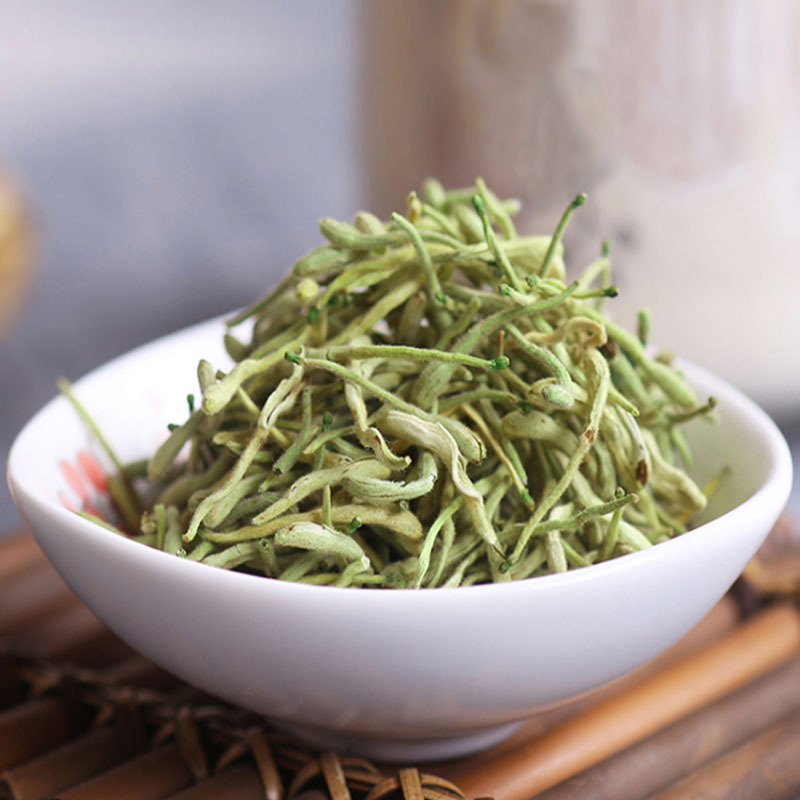 Honeysuckle Flower Powder Jin Yin Hua Fine Ground Herbal Powder for Tea and Culinary Use 500g overview
