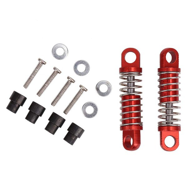 1 set of red metal shock absorbers suitable for 1/28 Wltoys K969 K989 P929 remote control car 1 set of red metal shock absorbers suitable for 1/28 Wltoys K969 K989 P929 remote control car