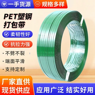 定制1608塑钢带pet塑钢打包带黑色包装带生产机器PET塑钢打包带